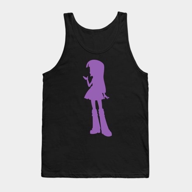 Twilight Sparkle Equestria Girls Silhouette Tank Top by Wissle